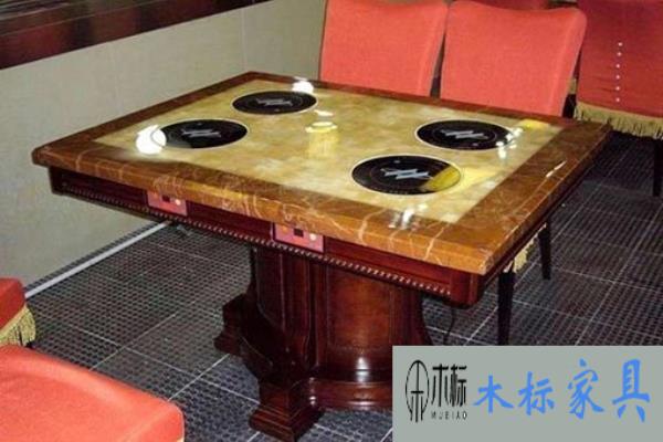 火鍋店裝修設計選購大理石火鍋桌如何保養 